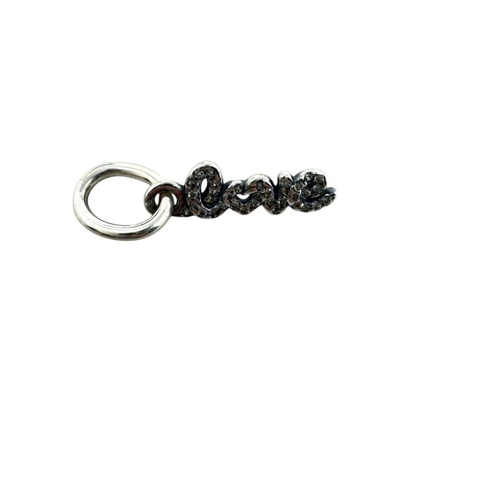 Pandora Signature of Love Dangle Charm S925ALE Clear Zirconia 791428CZ
